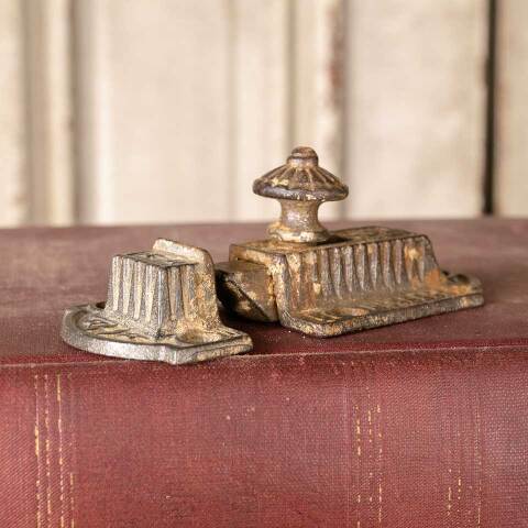 #30338 Antique Ornate Victorian Cabinet Latch image 6