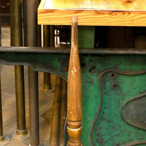 #32795 Salvaged Turned Wood Staircase Baluster image 2