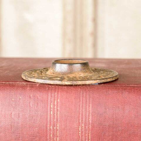 #32838 Antique Cast Iron Doorknob Rosette Hardware image 4