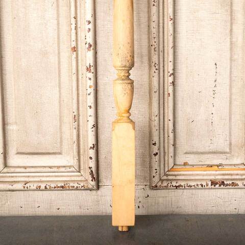 #34191 Turned Poplar Wood Staircase Baluster image 2