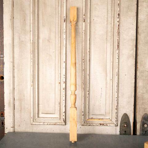 #34191 Turned Poplar Wood Staircase Baluster image 4