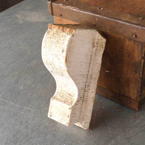 #54238 Salvaged Small Antique Wood Corbel Bracket image 5