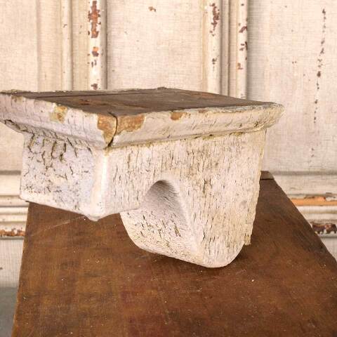 #54238 Salvaged Small Antique Wood Corbel Bracket image 8