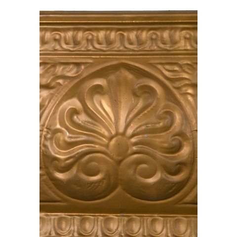 #35422 Salvaged Antique Pressed Tin Crown Molding image 4