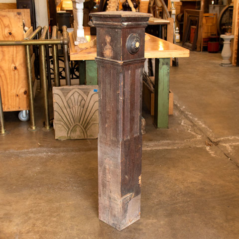 #35493 Salvaged Wood Newel Post image 4