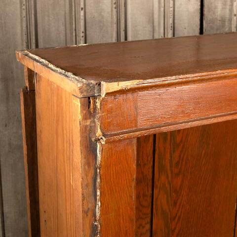 #36068 Salvaged Antique Oak Bookcase Cabinet image 4