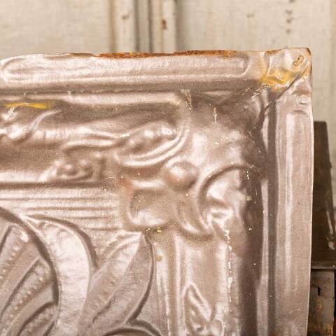 #36169 Salvaged Antique Pressed Tin Ceiling Tile image 2