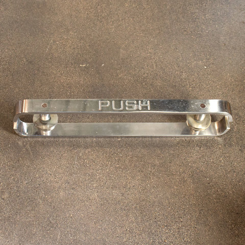 #36412 Salvaged Chrome Entry Door Bars image 5