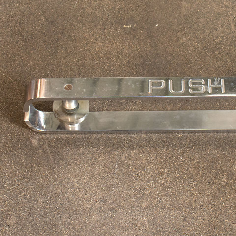 #36412 Salvaged Chrome Entry Door Bars image 6