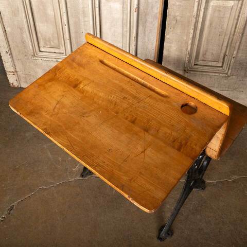 #37032 Antique ECLIPSE 3 Schoolhouse School Desk image 7