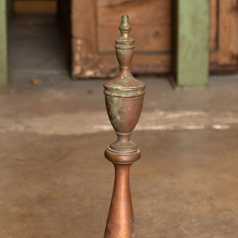 #37770 Brass Fireplace Andirons image 3