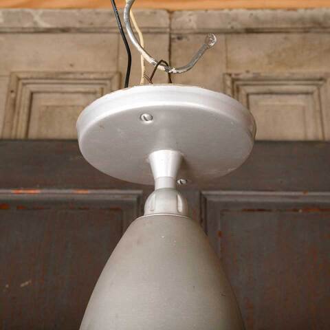 #37859 Salvaged Vintage Metal Pendant Light Fixture image 2