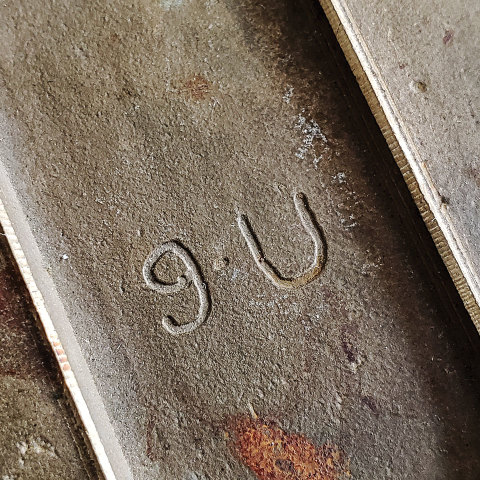 #37889 Brass Letter U image 3