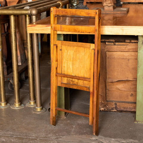 #38059 Vintage Wood Folding Chair image 5