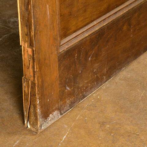 #38259 30x83 Salvaged Antique 3 Panel Interior Door image 4