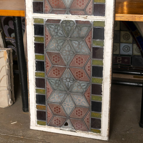 #38478 Antique Stained Glass Window image 6