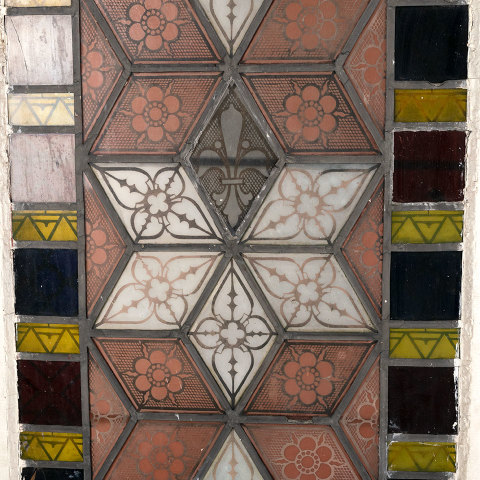 #38481 Antique Stained Glass Window image 8