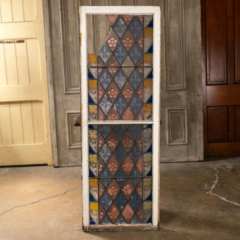 #38482 Antique Stained Glass Window image 5