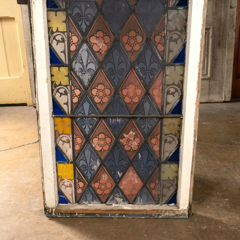 #38482 Antique Stained Glass Window image 8
