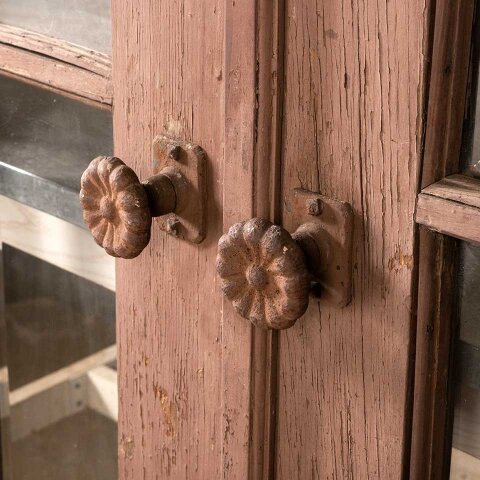 #38516 60x84 Antique Arched French Entry Doors image 8