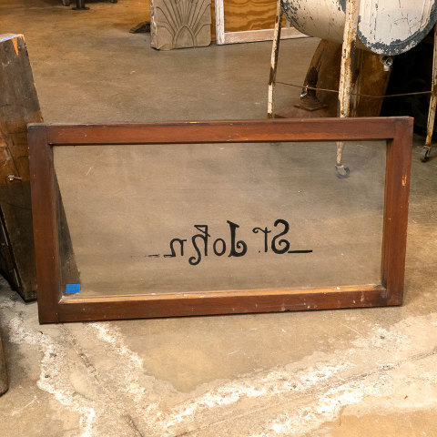 #38561 38x20 Salvage Wood Transom Window image 4