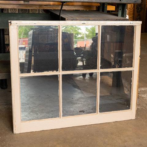 #38981 Salvaged Divided Lite Wood Window Sash image 4