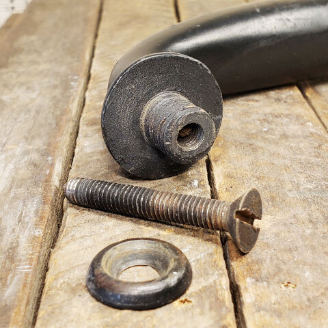 #39494 Salvaged Heavy Metal Door Pull Handle image 4