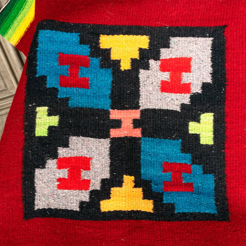 #39816 Vintage Wool Saddle Blanket image 3