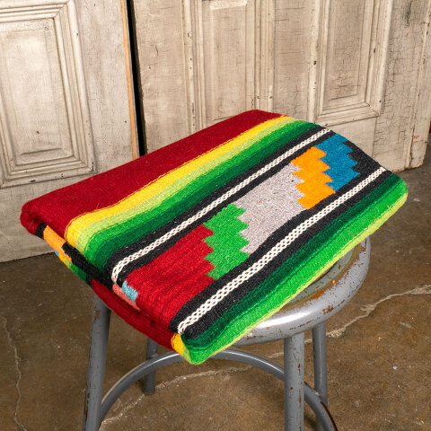 #39816 Vintage Wool Saddle Blanket image 6