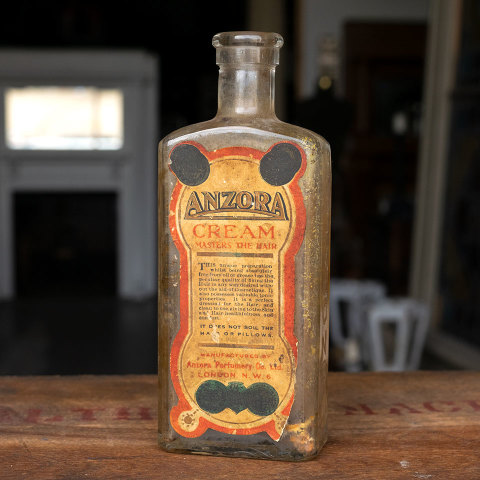 #40102 Anzora Hair Cream Bottle with Label image 4