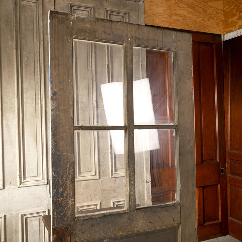 #40236 32x77 Antique Divided Lite Wood Entry Door image 8