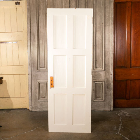 #40261 28x79 Salvaged 6 Panel Pine Interior Door image 4