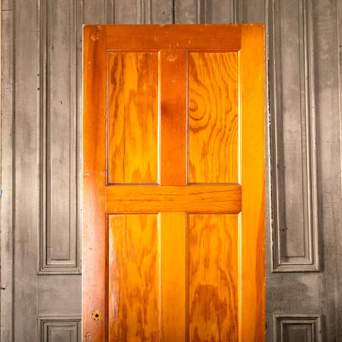 #40267 28x79 Salvaged 6 Panel Pine Interior Door image 2