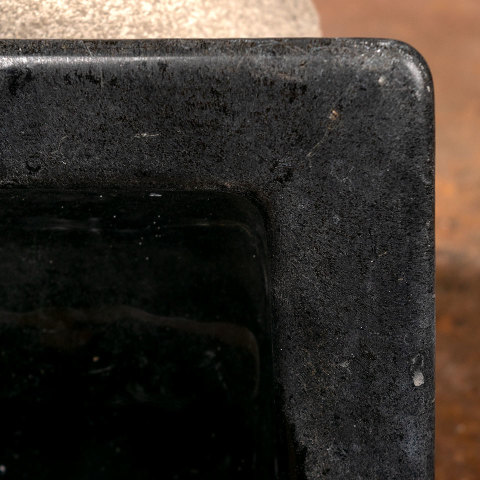 #40350 Recessed Black Enameled Soap Holder image 4