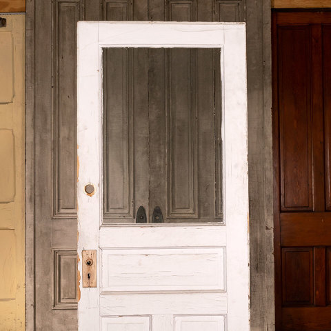 #40362 32x79 Half Lite Wood Entry Door image 5