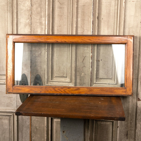 #40502 Salvaged Antique Oak Transom Window image 3