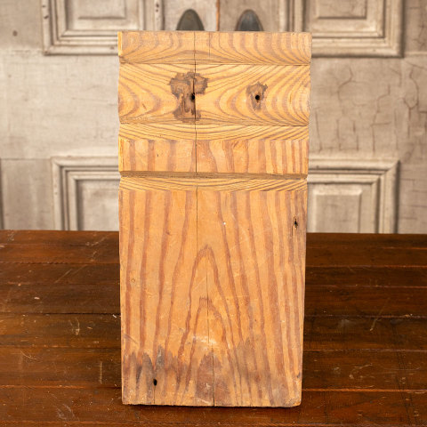#40533 Antique Pine Plinth Trim Block image 2