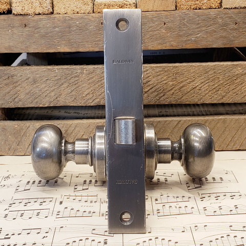 #40633 Salvaged Baldwin Reversible Doorknob Set image 4