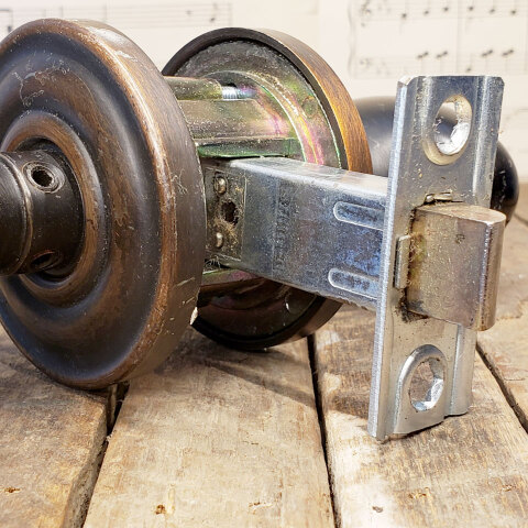 #40637 Salvaged Passage Oval Doorknob Set image 4
