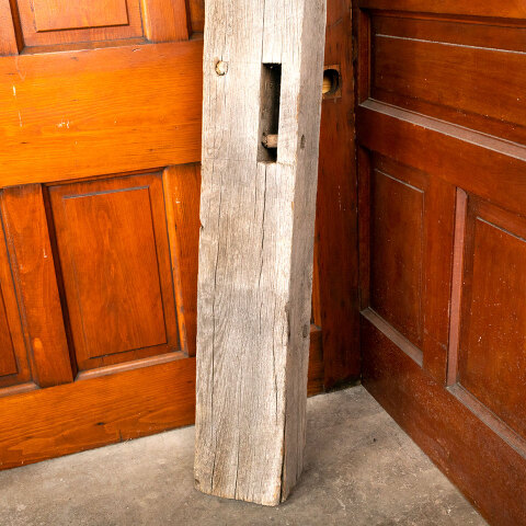 #41278 Reclaimed Hand Hewn Wood Oak Barn Beam image 5