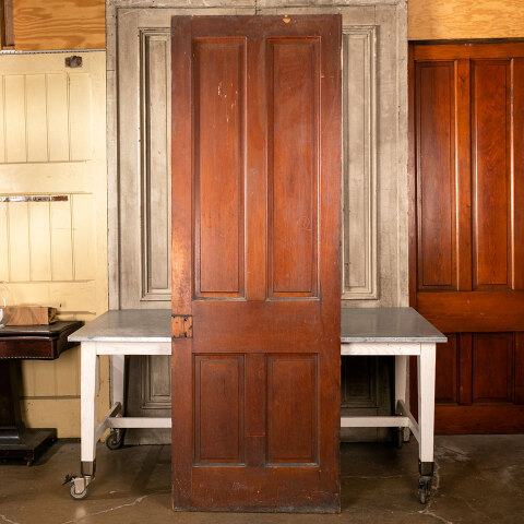 #41476 32x93 Antique 4 Panel Interior Wood Door image 5
