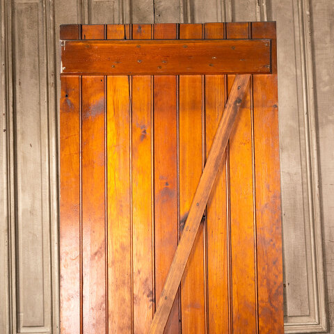 #41483 30x84 Antique Bead Board Farmhouse Door image 7