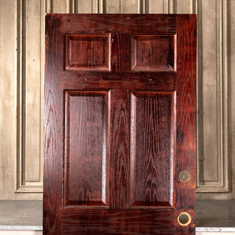 #41618 32x77 Salvaged 6 Panel Oak Interior Door image 2