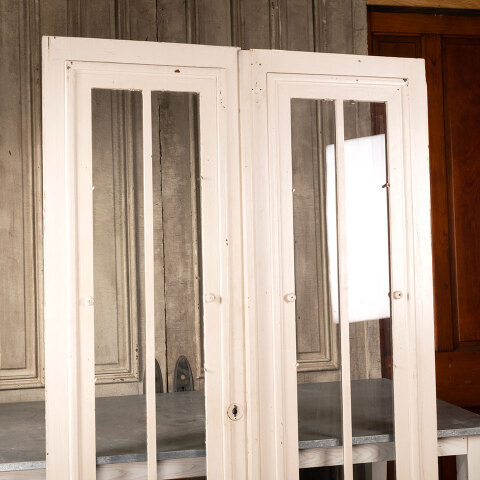 #41790 48x80 Salvaged Antique Wood Storm Doors image 6