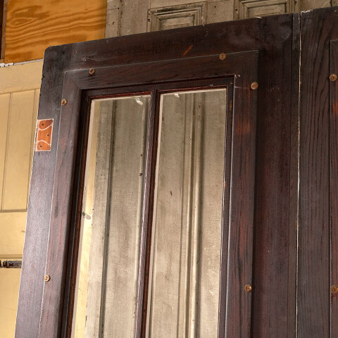 #41790 48x80 Salvaged Antique Wood Storm Doors image 4