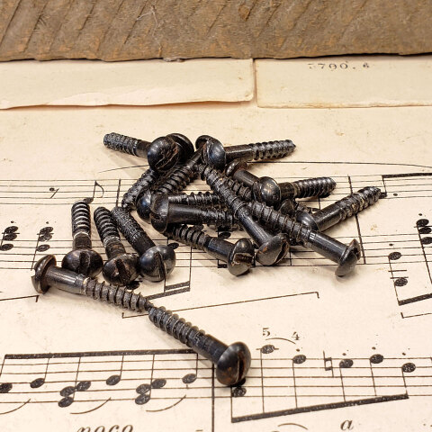 #41807 Pair of Salvaged Wrought Iron Strap Hinges image 5