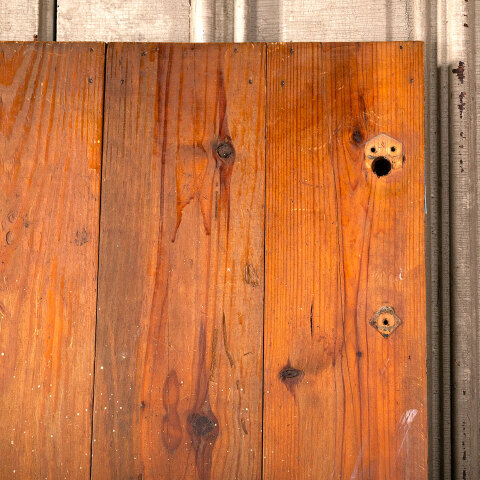 #42299 24x32 Salvaged Slat Pine Cabinet Door image 2
