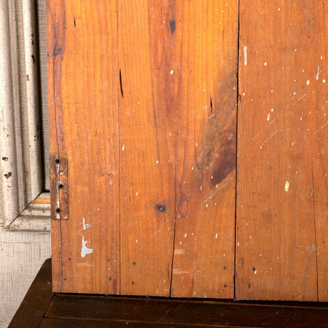 #42299 24x32 Salvaged Slat Pine Cabinet Door image 3