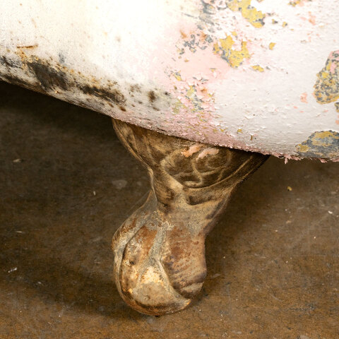 #42801 30x60 Antique Cast Iron Clawfoot Bathtub image 7