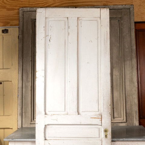 #42989 35x96 Salvaged 5 Panel Pine Interior Door image 6